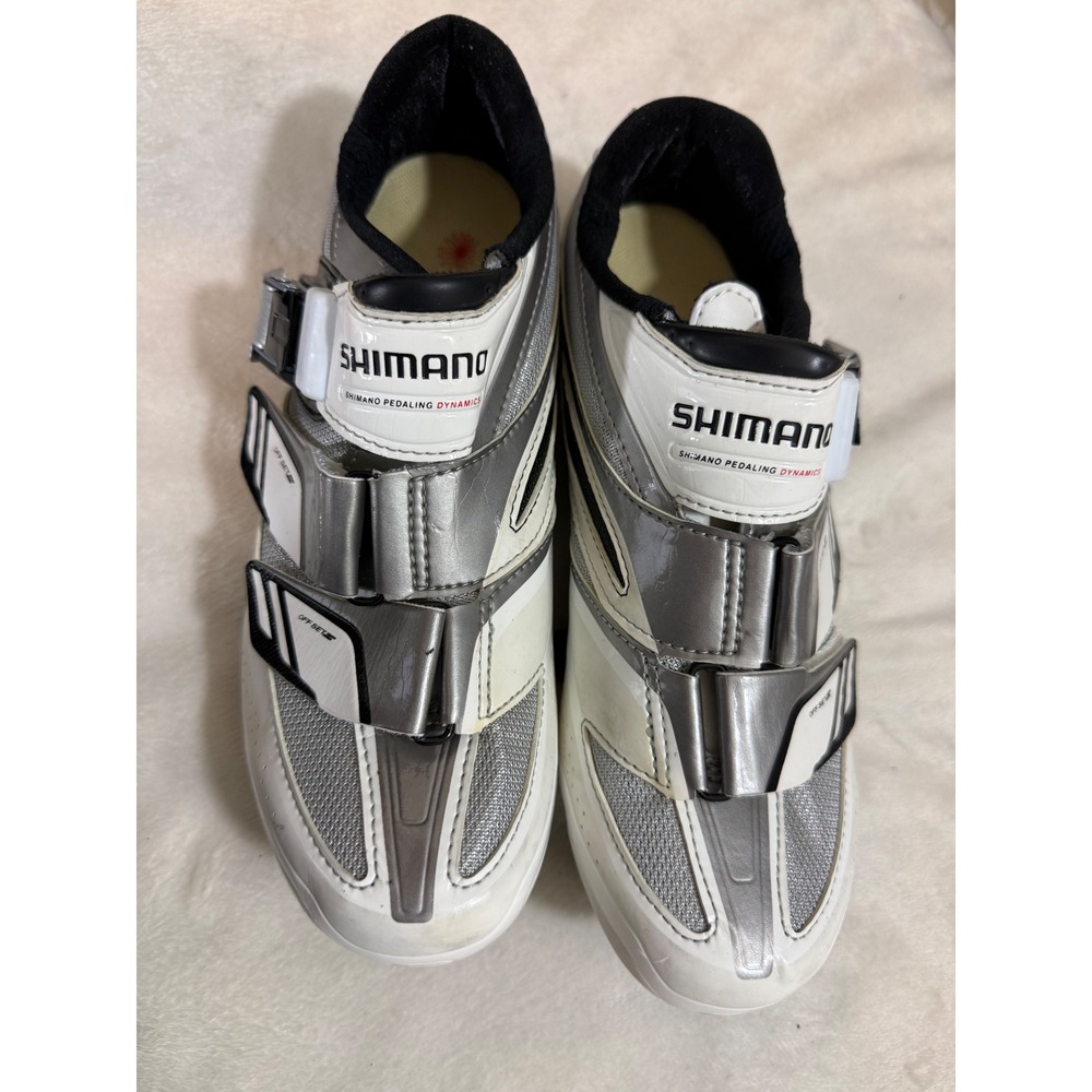 Shimano SH-WR82 Women's 7.5 EU 39 White Silver Road Cycling Shoes Carbon